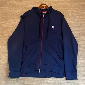 Robert Graham zip-up hoodie navy